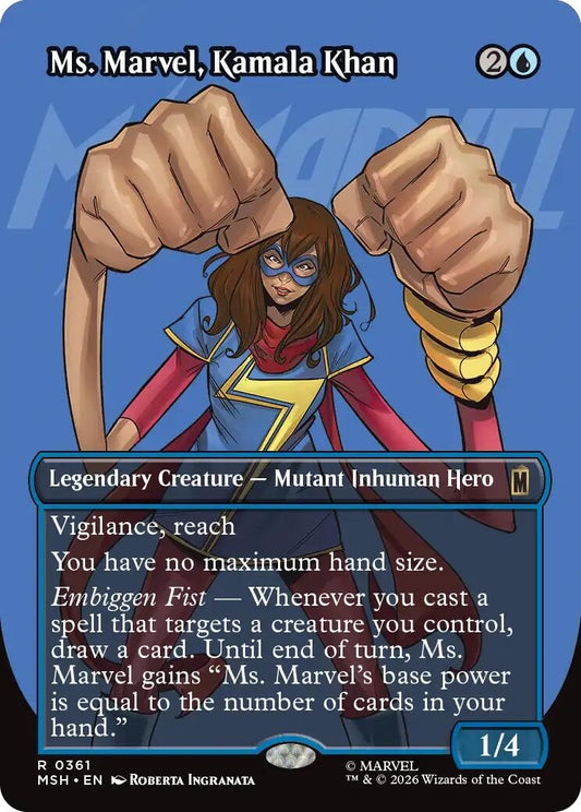Ms. Marvel, Kamala Khan (Borderless) (361) (MSH)