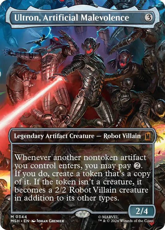 Ultron, Artificial Malevolence (Borderless) (0344) (344) (MSH)