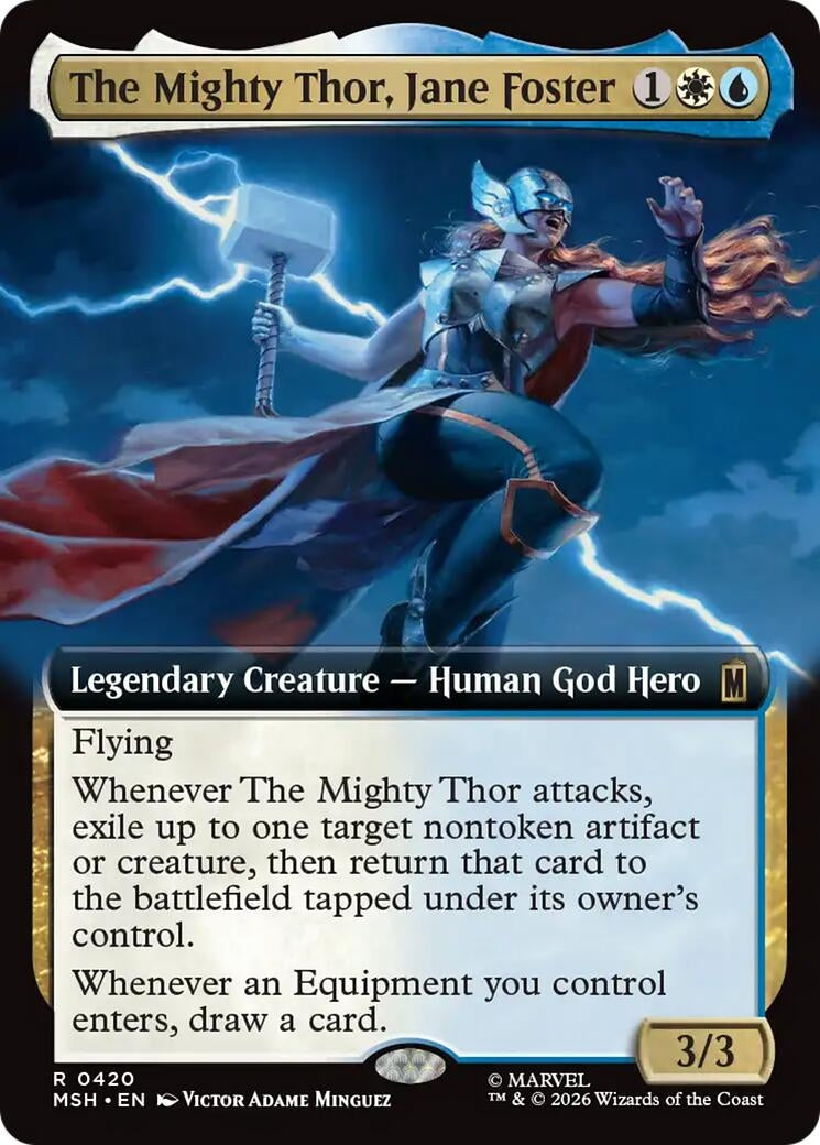 The Mighty Thor, Jane Foster (Extended Art) (420) (MSH)