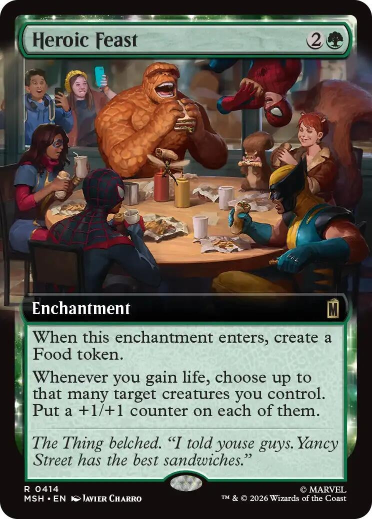 Heroic Feast (Extended Art) (414) (MSH)