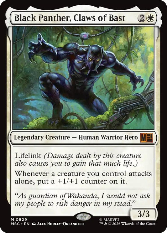 Black Panther, Claws of Bast (829) (MSC)