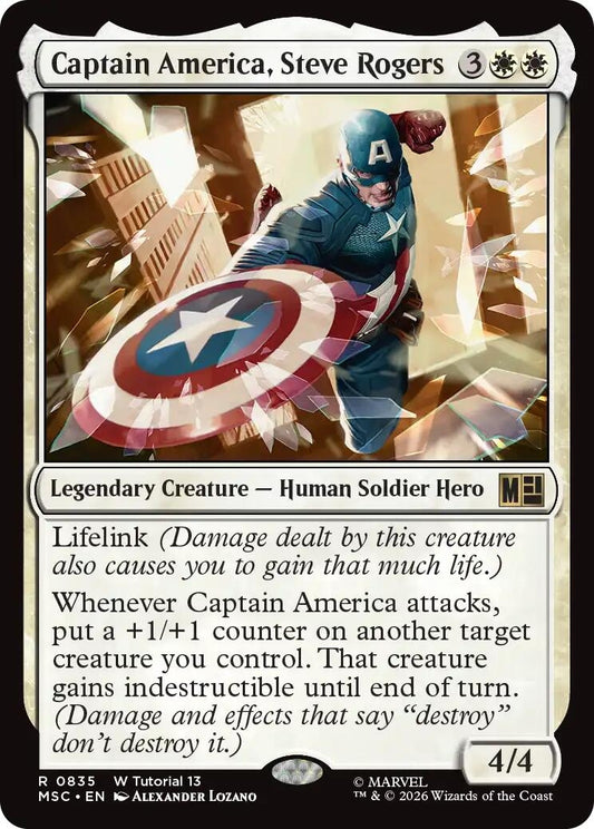 Captain America, Steve Rogers (0835) (835) (MSC)