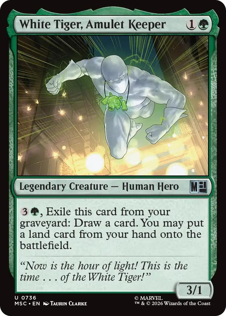 White Tiger, Amulet Keeper (736) (MSC)