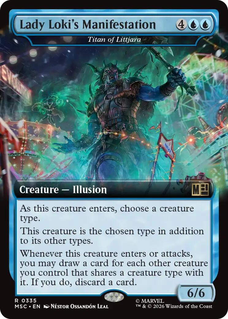 Lady Loki's Manifestation - Titan of Littjara (Extended Art) (335) (MSC)
