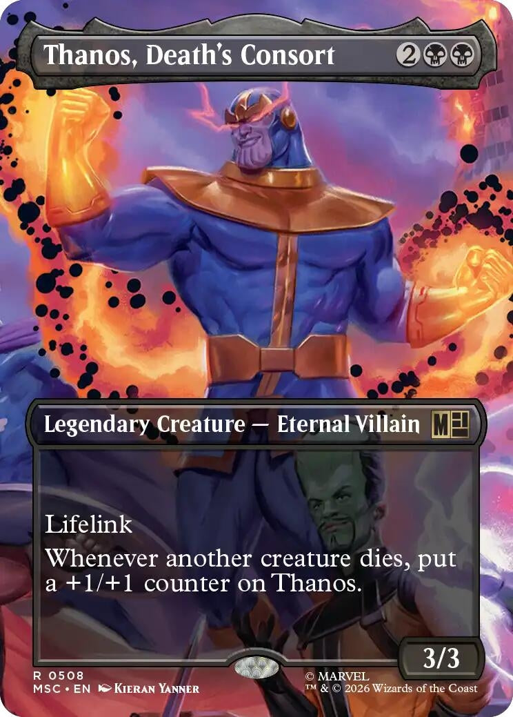 Thanos, Death's Consort (Borderless) (508) (MSC)