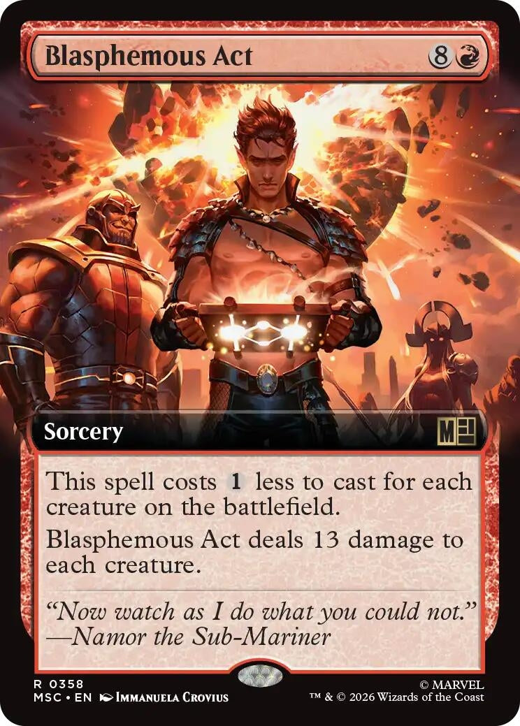 Blasphemous Act (Extended Art) (358) (MSC)