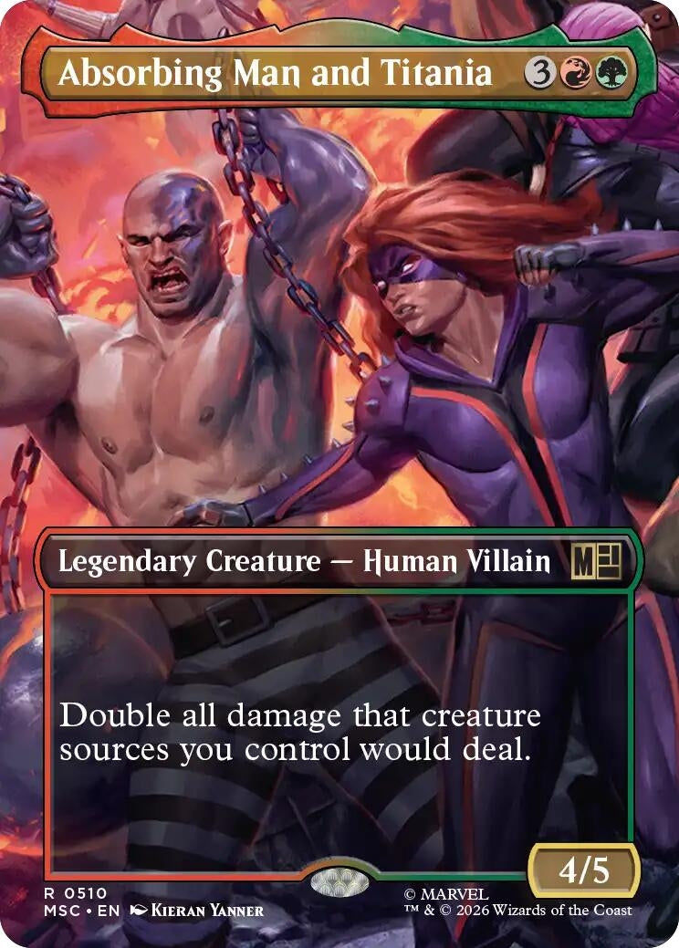 Absorbing Man and Titania (Borderless) (510) (MSC)