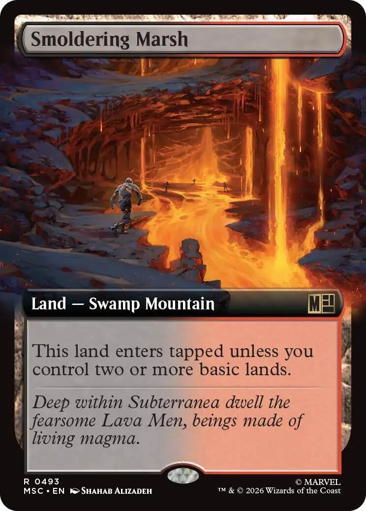 Smoldering Marsh (Extended Art) (493) (MSC)