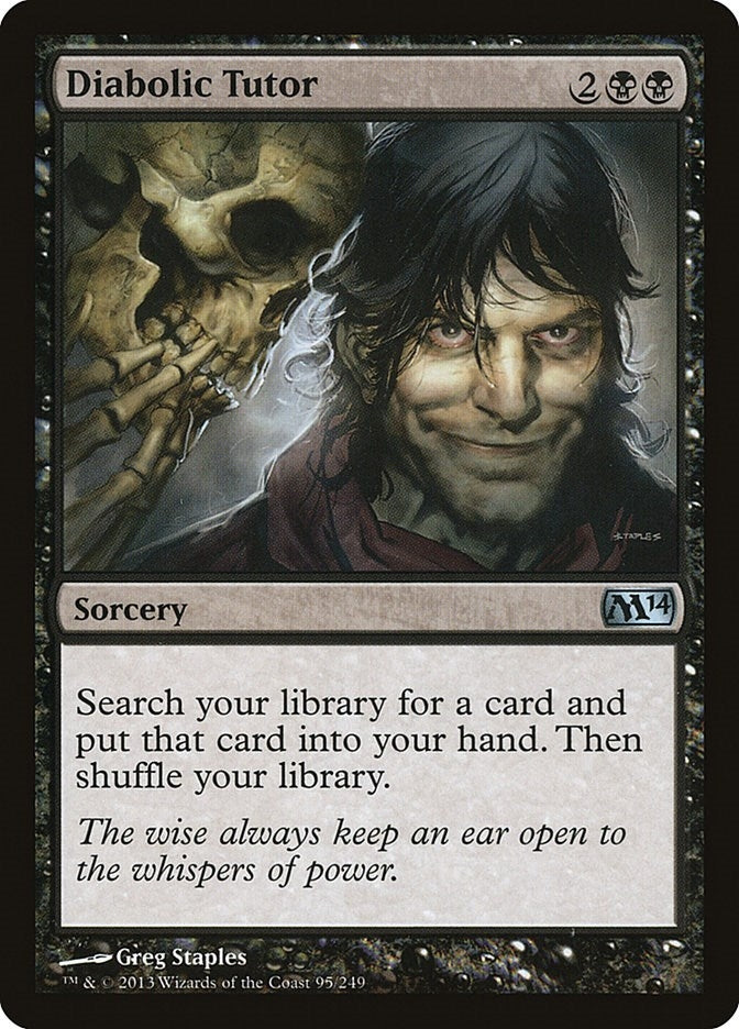 Diabolic Tutor (95) (M14)