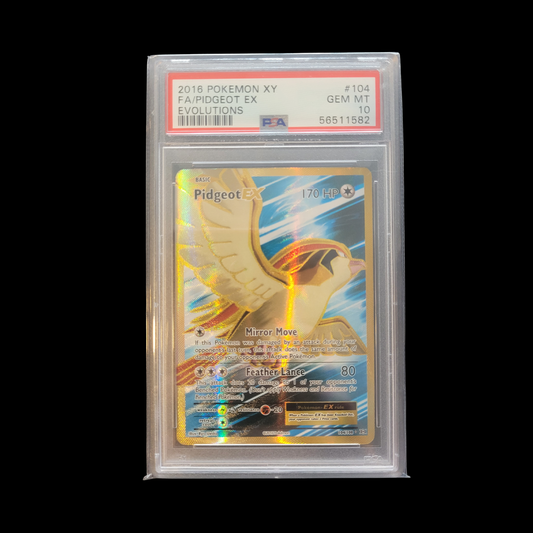 Pokemon Slab Pidgeot EX 104 PSA 10 Gem 2016