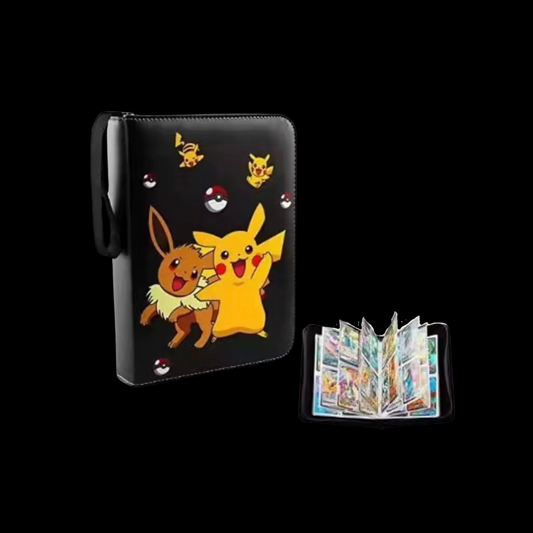 Pokemon 50x Pages 4x Pockets Leather Binder, 400 Cards Total