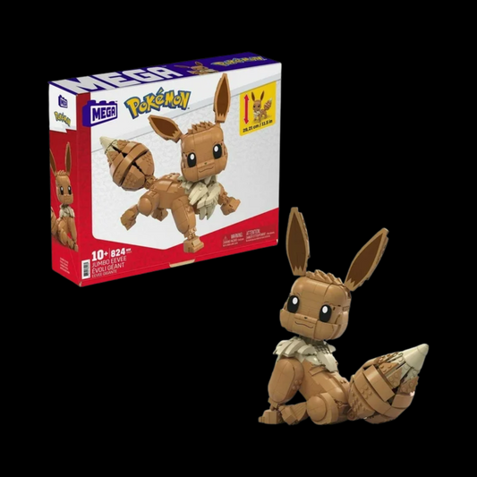 Mega Construx Pokemon Jumbo Eevee 824 Pieces