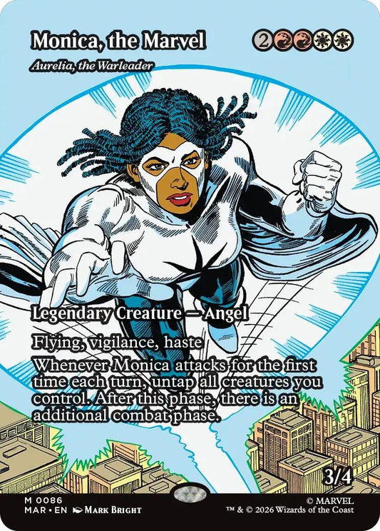 Monica, the Marvel - Aurelia, the Warleader (Borderless) (86) (MAR)