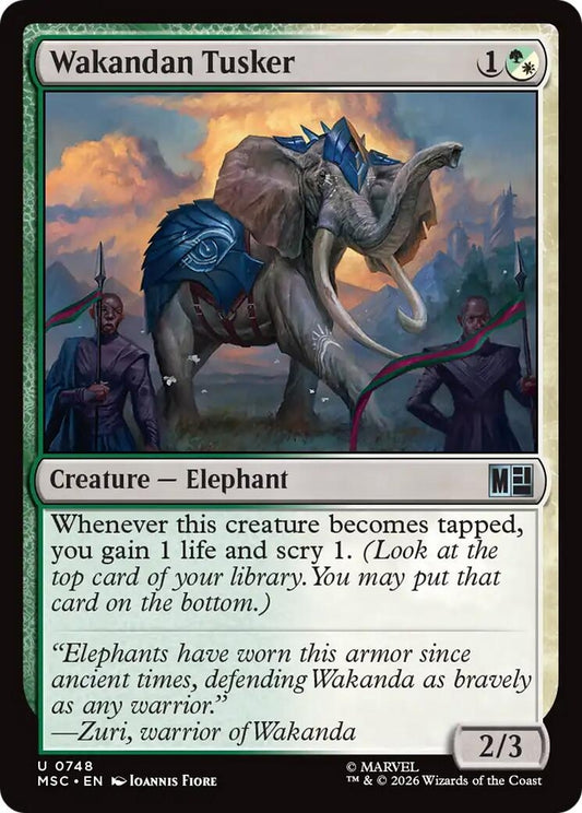 Wakandan Tusker (748) (MSC)
