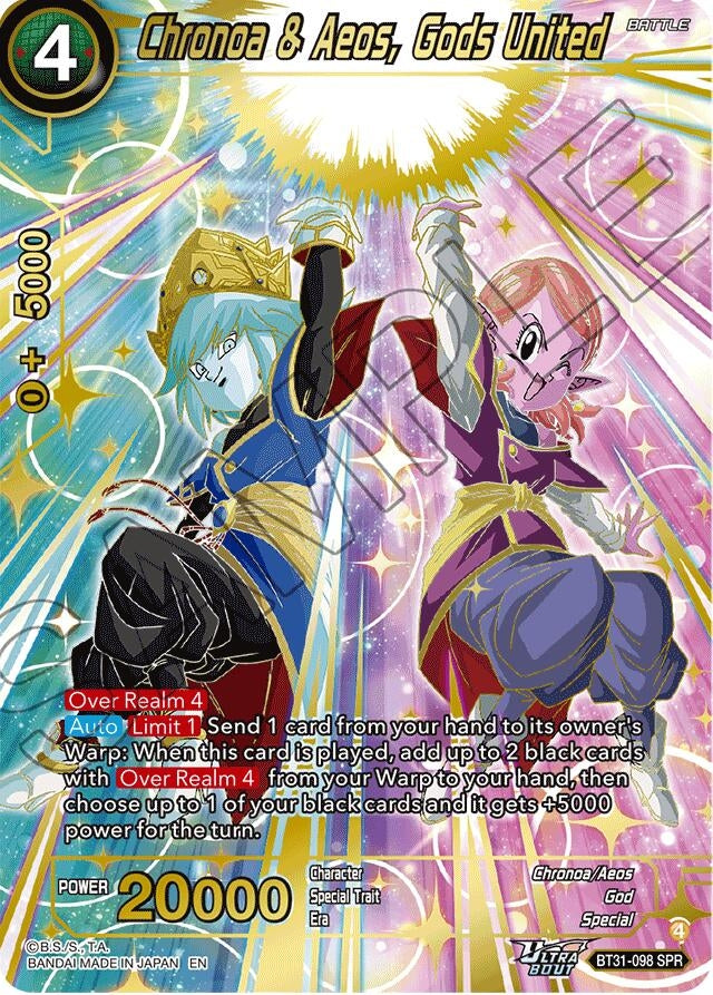 Chronoa & Aeos, Gods United (SPR) (BT31-098) (BT31)
