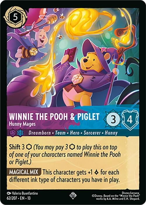 Winnie the Pooh & Piglet - Hunny Mages (62/207) (13)
