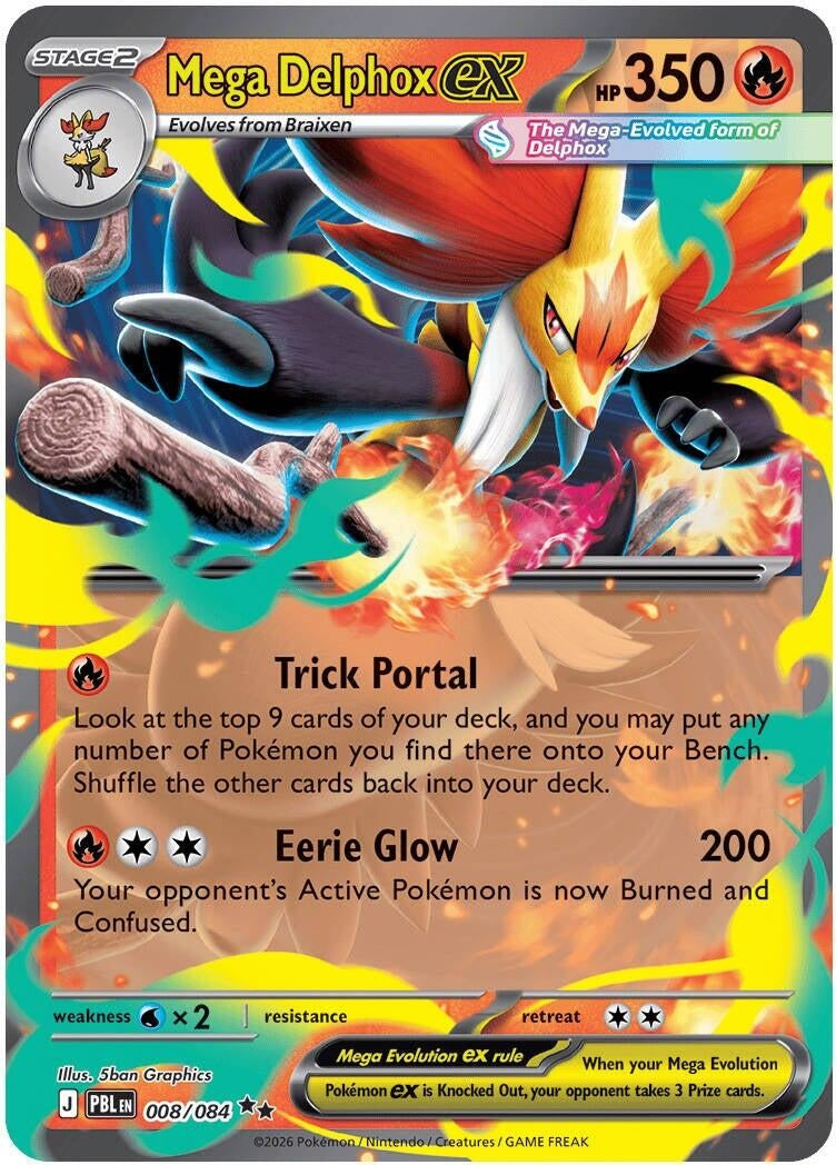 Mega Delphox ex (008/084) (ME05)