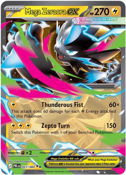 Mega Zeraora ex (027/084) (PBL)