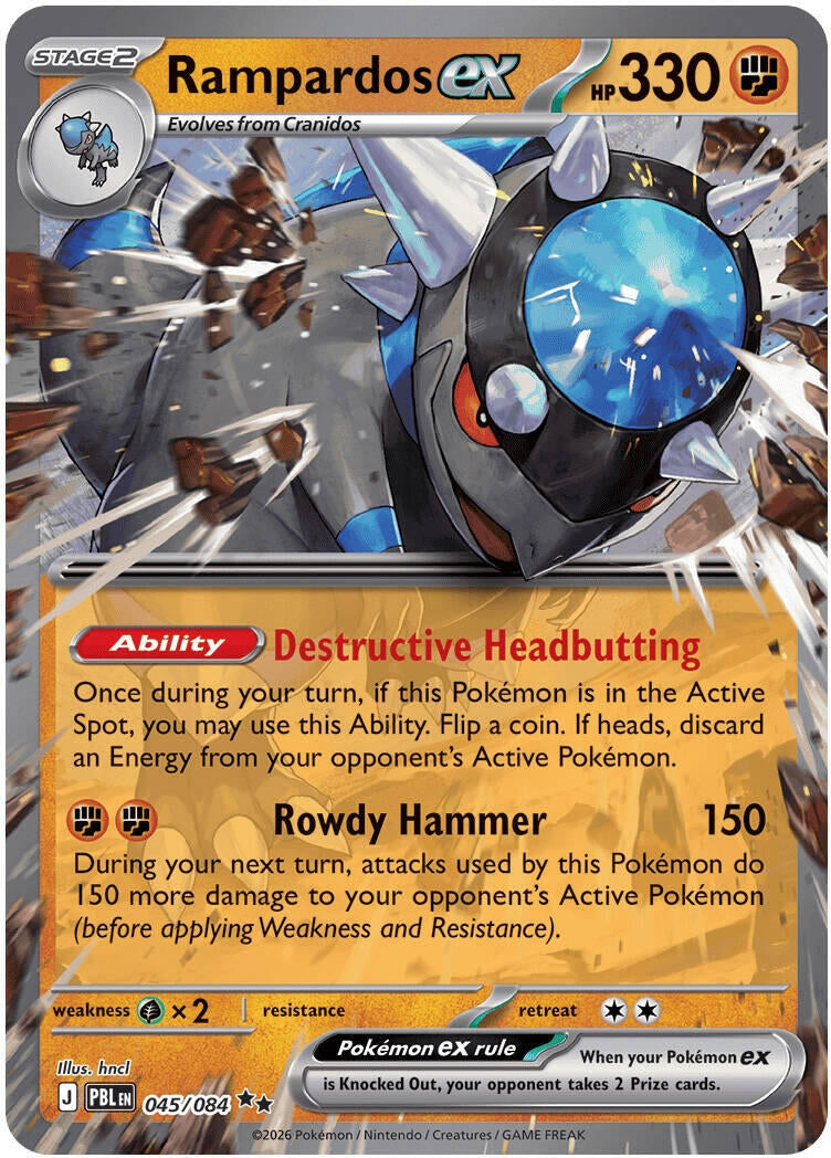 Rampardos ex (045/084) (PBL)