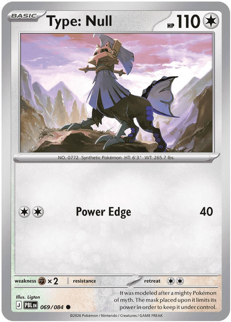 Type: Null (069/084) (PBL)