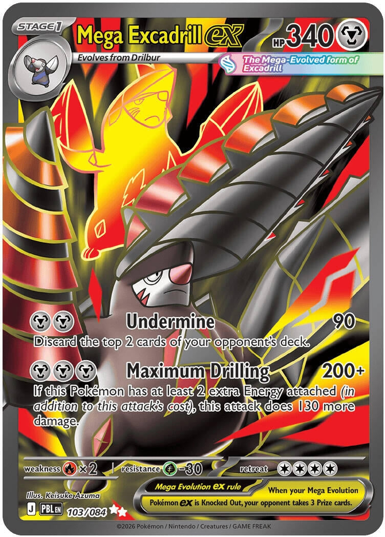 Mega Excadrill ex (103/084) (PBL)