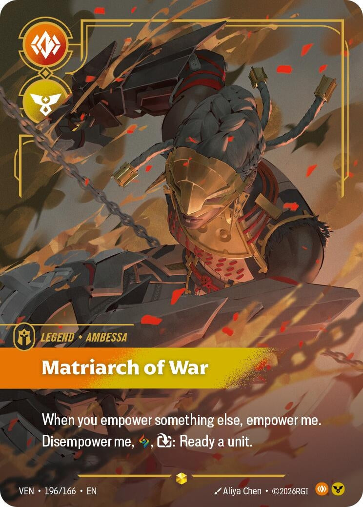 Ambessa, Matriarch of War (Overnumbered) (196/166) (VEN)