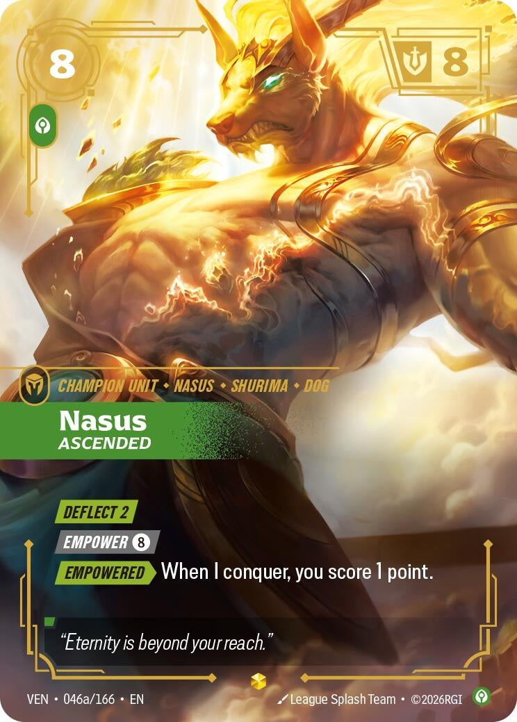 Nasus, Ascended (Alternate Art) (046a/166) (VEN)