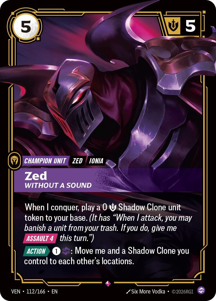 Zed, Without a Sound (112/166) (VEN)