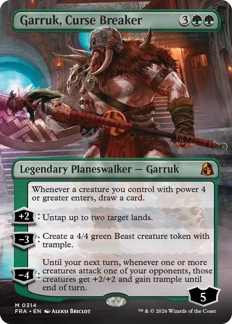 Garruk, Curse Breaker (Borderless) (314) (FRA)