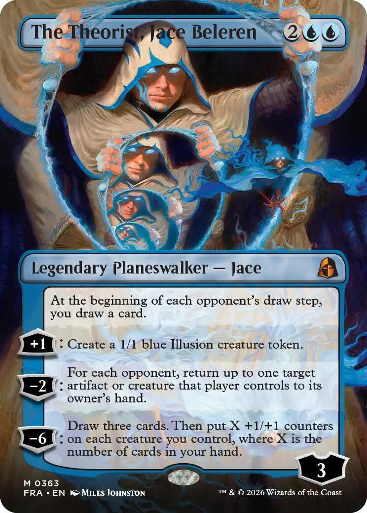 The Theorist, Jace Beleren (Borderless) (0363) (363) (FRA)