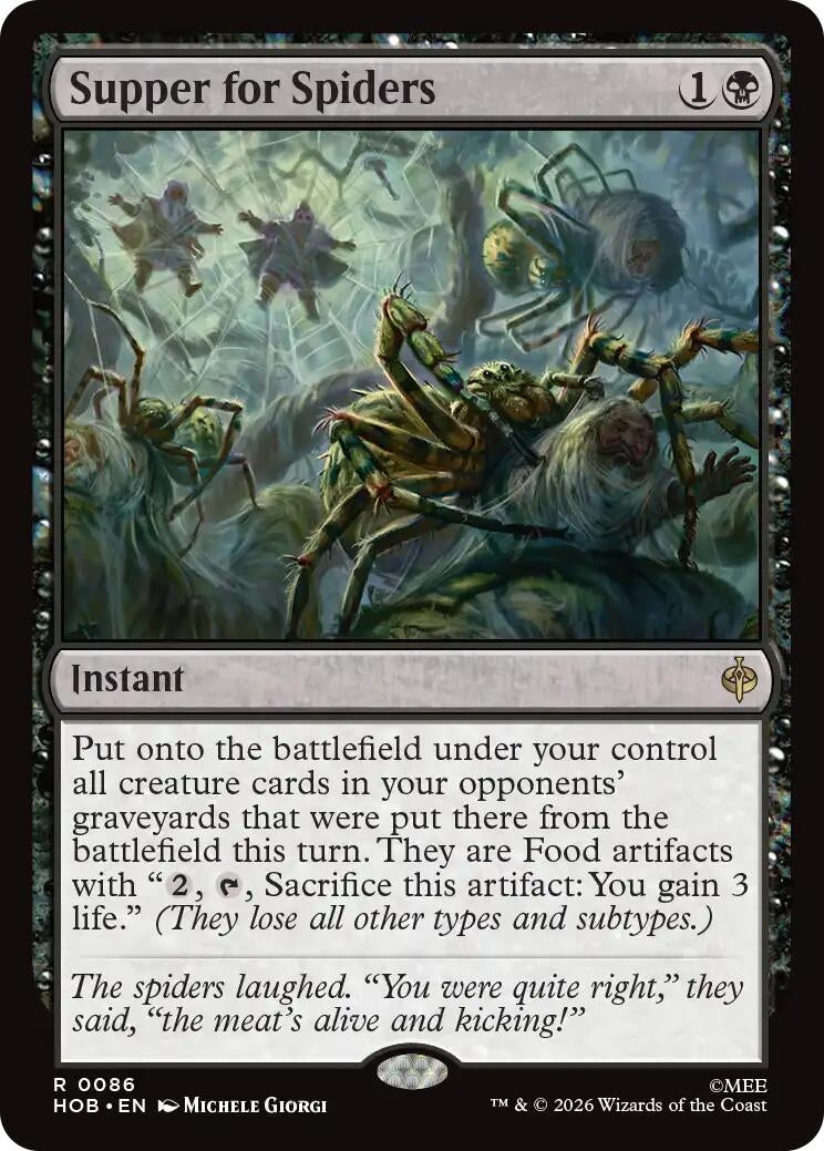 Supper for Spiders (86) (HOB)