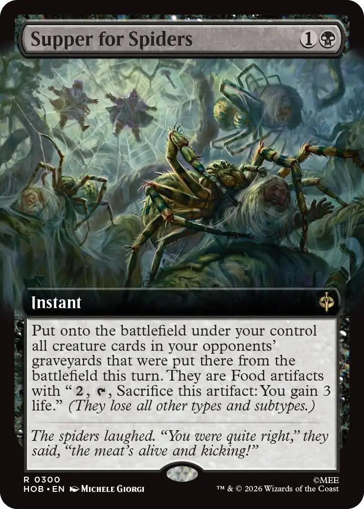 Supper for Spiders (Extended Art) (300) (HOB)