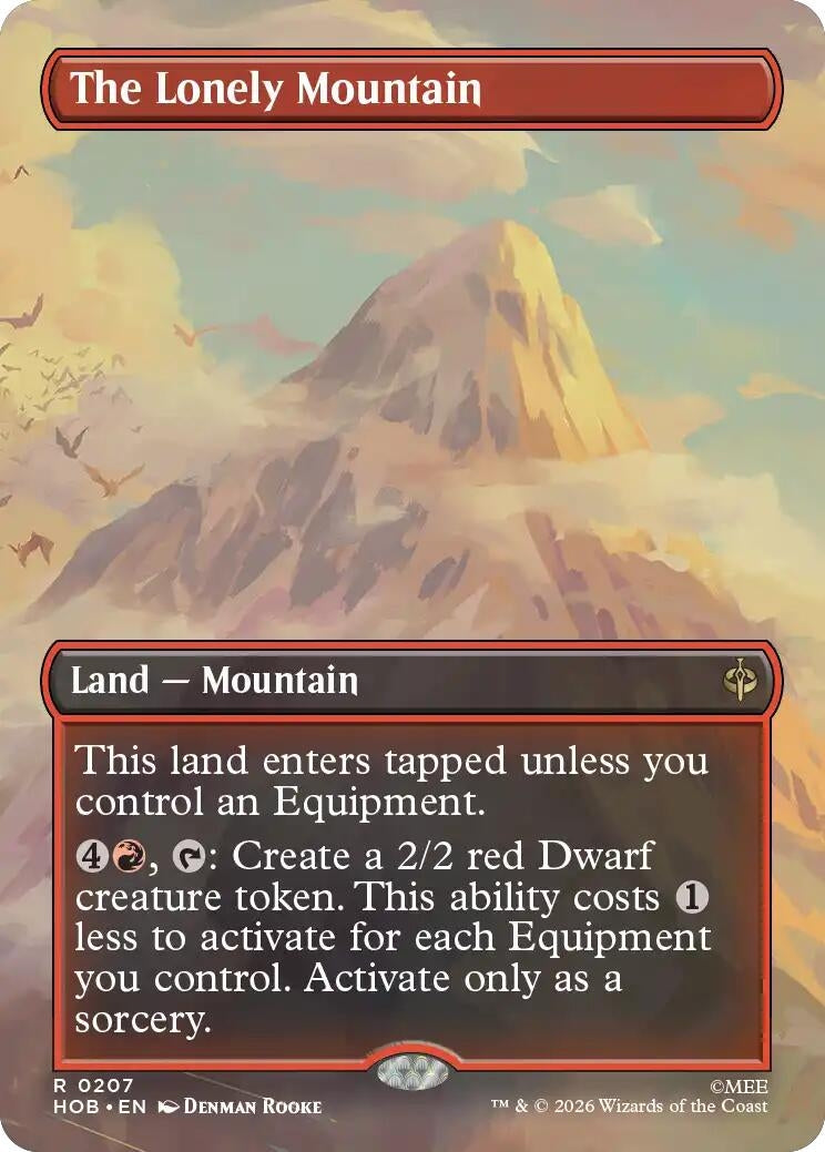 The Lonely Mountain (Borderless) (0207) (207) (HOB)