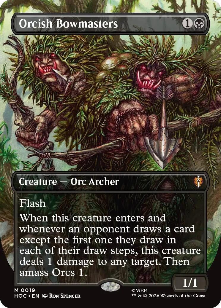 Orcish Bowmasters (Borderless) (19) (HOC)