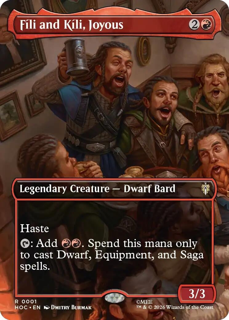 Fili and Kili, Joyous (Borderless) (1) (HOC)
