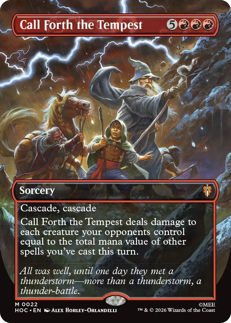 Call Forth the Tempest (Borderless) (22) (HOC)