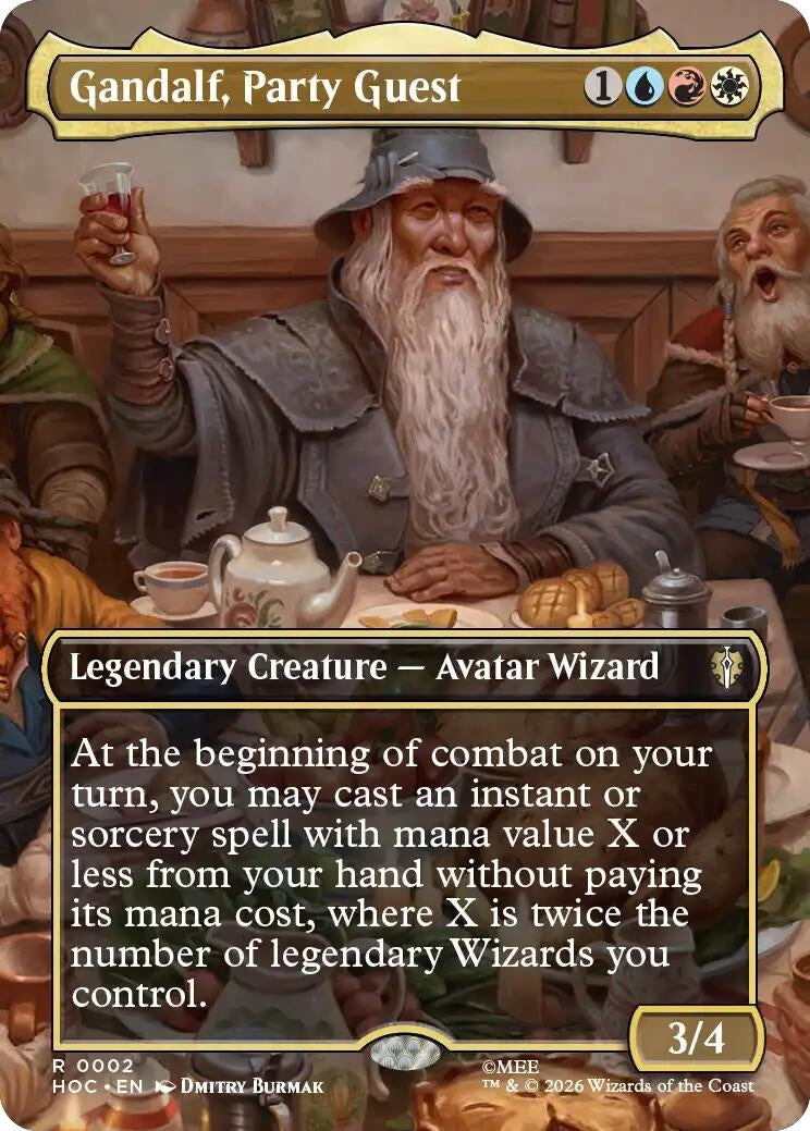 Gandalf, Party Guest (Borderless) (2) (HOC)