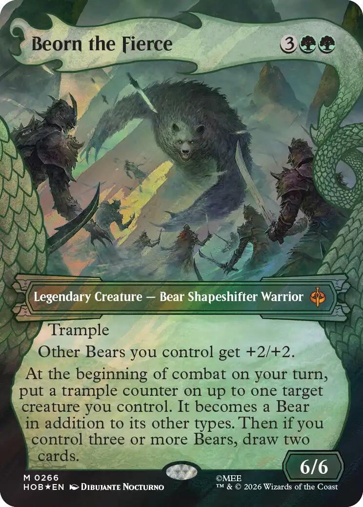 Beorn the Fierce (Showcase) (Surge Foil) (266) (HOB)