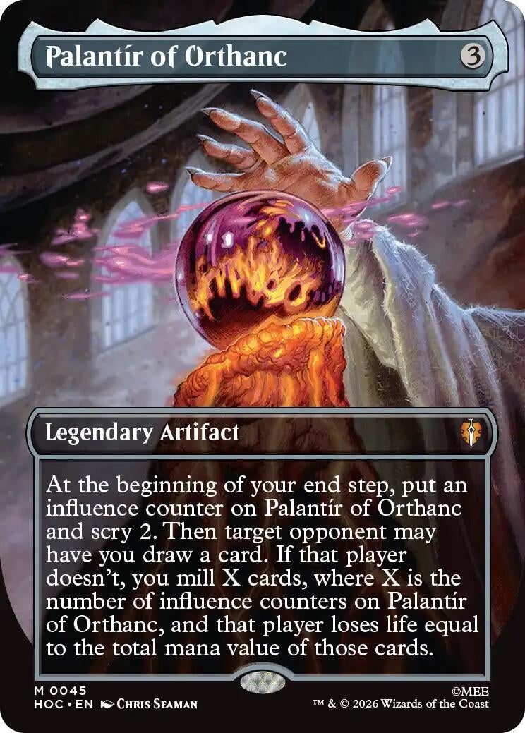 Palantir of Orthanc (Borderless) (45) (HOC)