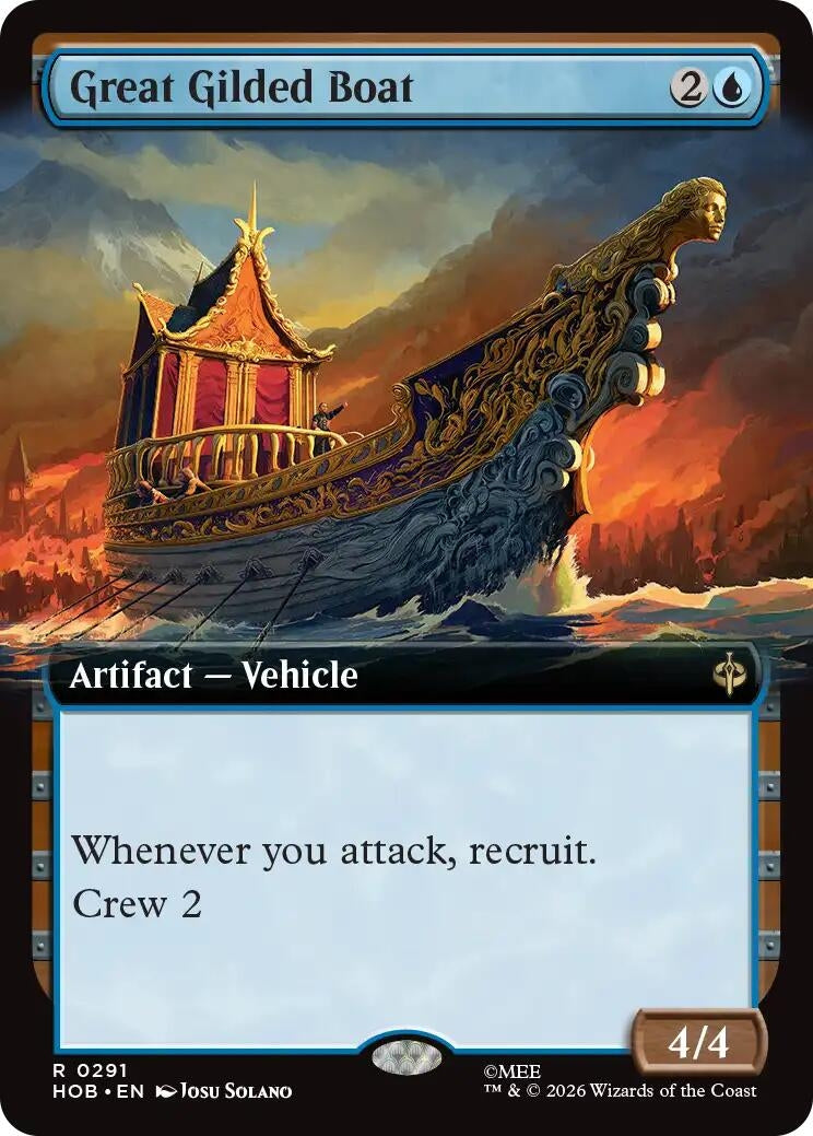 Great Gilded Boat (Extended Art) (291) (HOB)