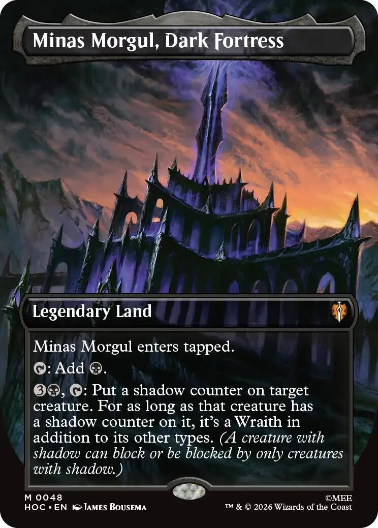 Minas Morgul, Dark Fortress (Borderless) (48) (HOC)