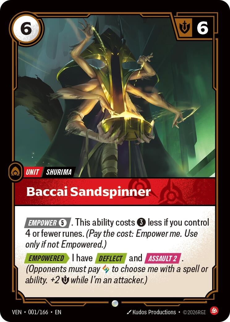 Baccai Sandspinner (001/166) (VEN)