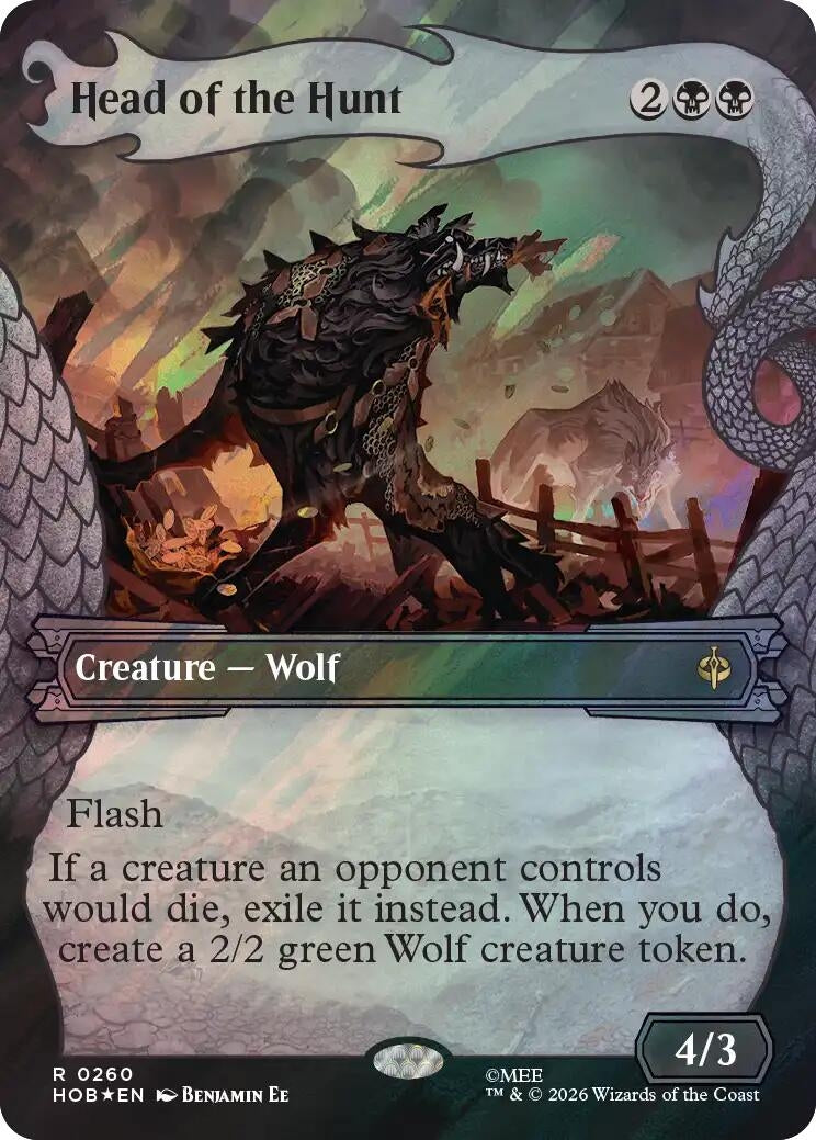 Head of the Hunt (Showcase) (Surge Foil) (260) (HOB)