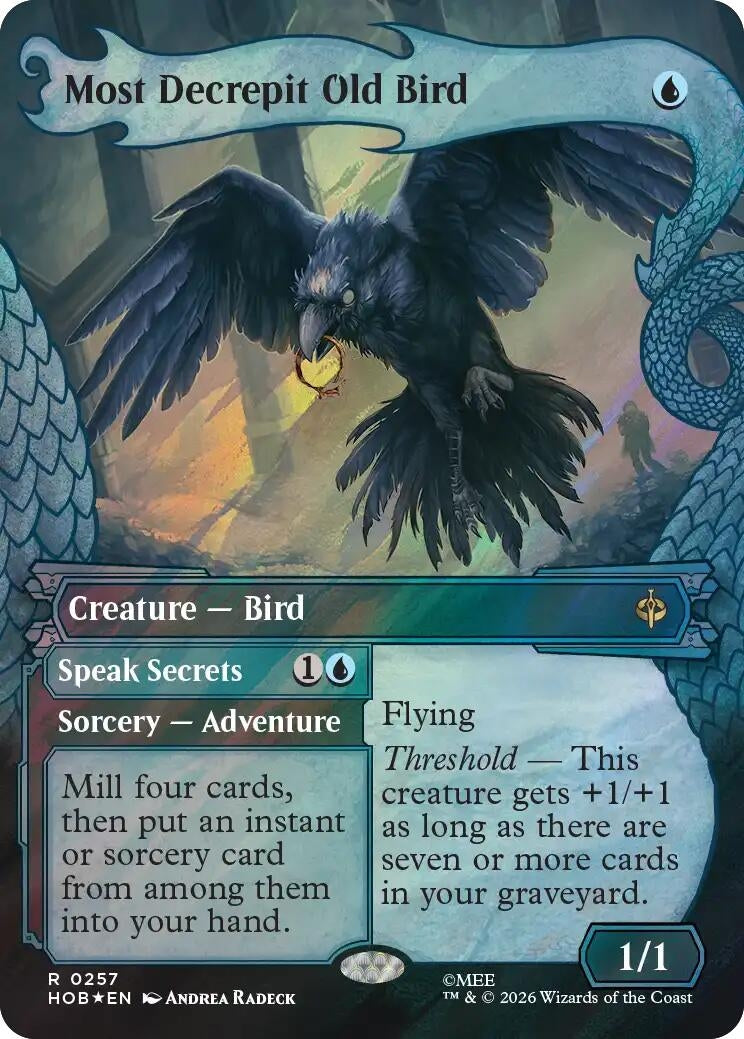 Most Decrepit Old Bird (Showcase) (Surge Foil) (257) (HOB)