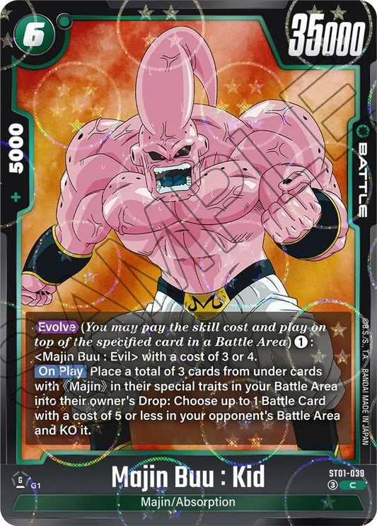 Majin Buu : Kid - ST01-039 (Dragon Ball Pattern) (ST01-039) (ST01)