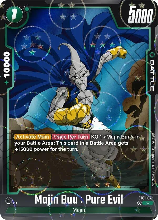 Majin Buu : Pure Evil - ST01-041 (Dragon Ball Pattern) (ST01-041) (ST01)