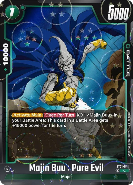 Majin Buu : Pure Evil - ST01-041 (Dragon Ball Pattern) (ST01-041) (ST01)