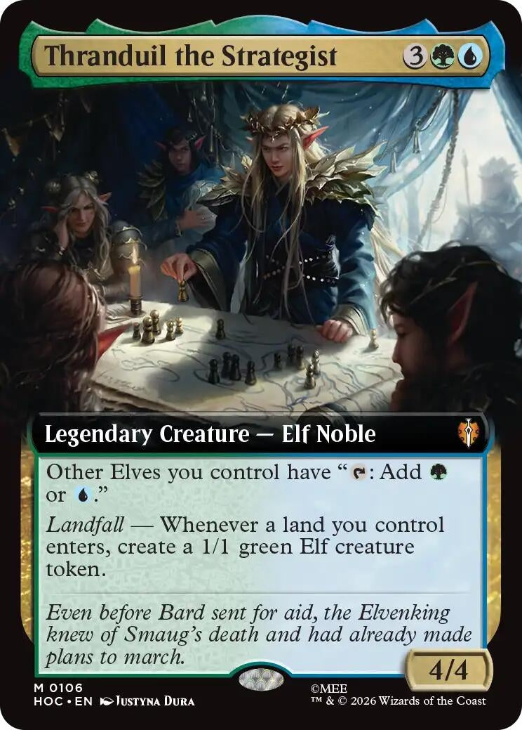 Thranduil the Strategist (Extended Art) (106) (HOC)