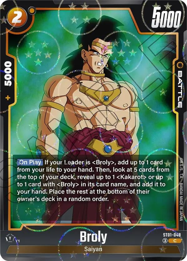 Broly - ST01-048 (Dragon Ball Pattern) (ST01-048) (ST01)