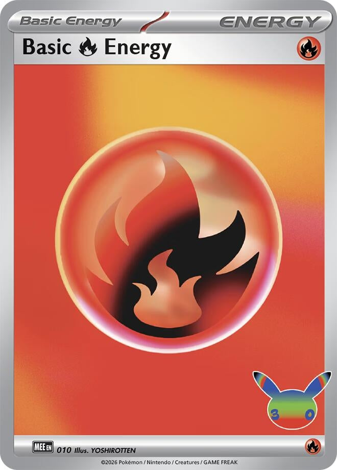 Basic Fire Energy - 010 (30th Celebration) (010) (MEE)